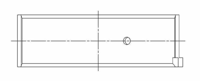 ACL Nissan VG30DETT 3.0L-V6 Standard Size High Performance Rod Bearing Set - 6B2390H-STD Technical Drawing