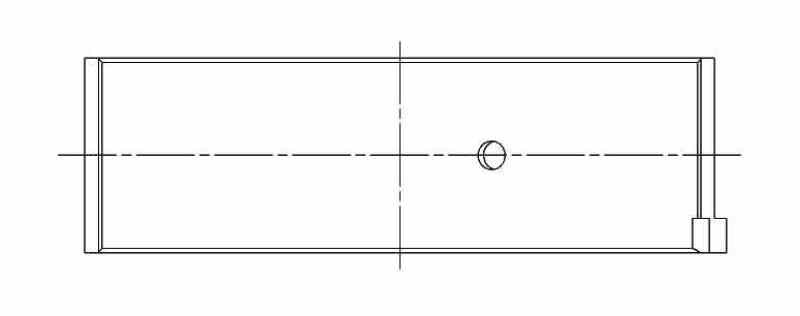 ACL Nissan VQ35DE 3.5L-V6 0.25mm Oversized High Performance Rod Bearing Set - 6B2640H-.25 Technical Drawing