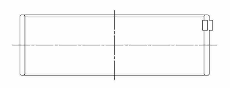 ACL Ford V8, 377ci Cleveland Stroker(using Chev Conrods) Rod Bearing Set - STD - 8B1227HX-STD Technical Drawing