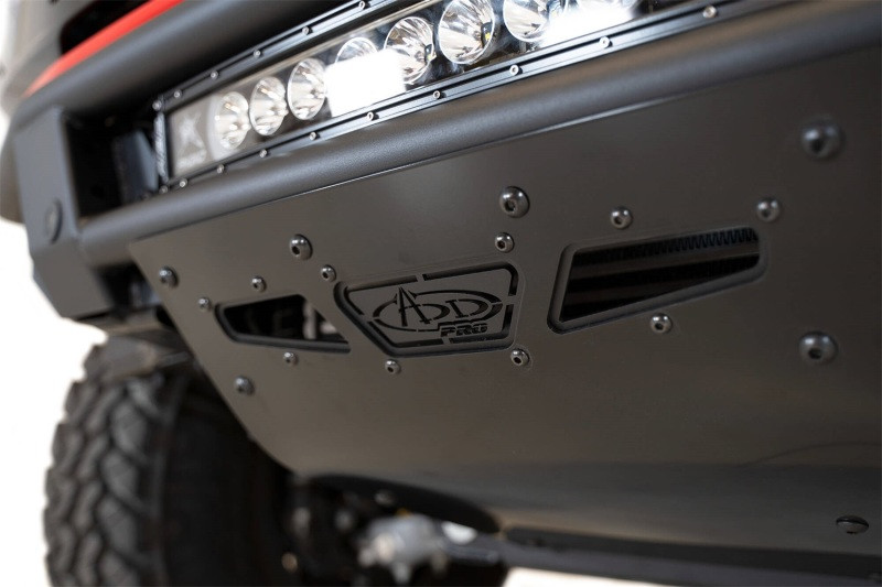 Addictive Desert Designs 21-22 Ford Bronco Pro Bolt-On Front Bumper - F238100010103 Photo - Mounted