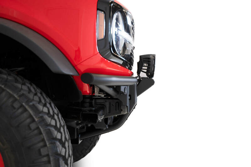 Addictive Desert Designs 21-22 Ford Bronco Pro Bolt-On Add-On Light Hoop - L2357000201NA Photo - Mounted