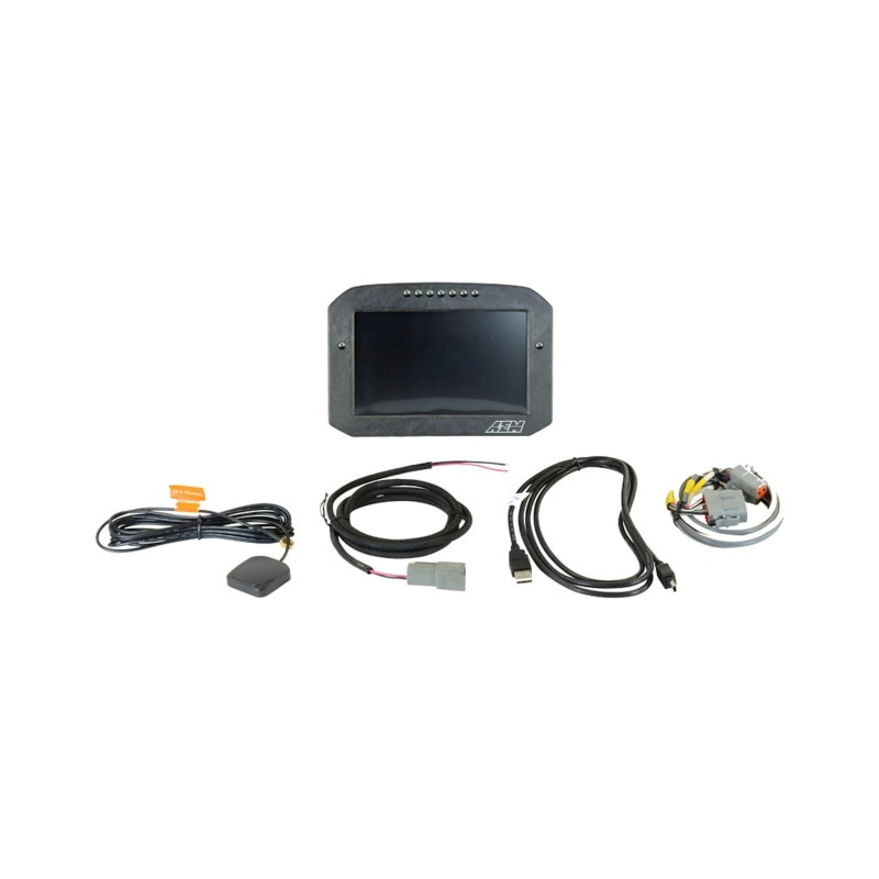 AEM CD-7G Carbon Flush Digital Dash Display w/ Internal 20Hz GPS & Antenna - 30-5702F Photo - Primary