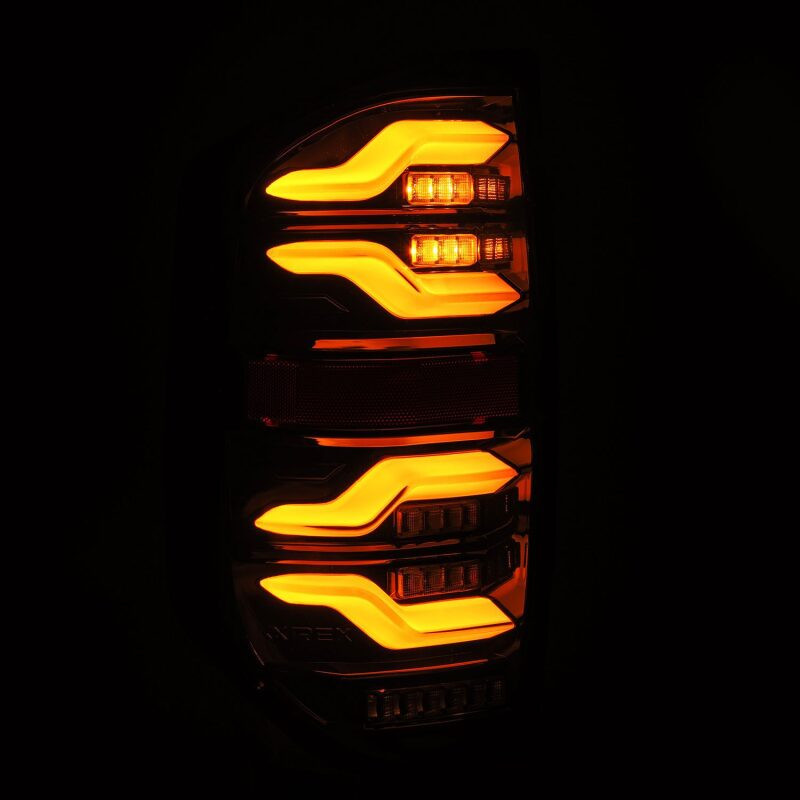 AlphaRex 14-21 Toyota Tundra LUXX LED Taillights Blk w/Activ Light/Seq Signal - 672040 User 4