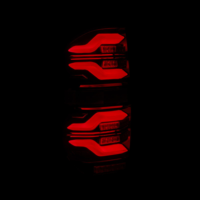 AlphaRex 14-21 Toyota Tundra LUXX LED Taillights Black/Red w/Activ Light/Seq Signal - 672050 User 1