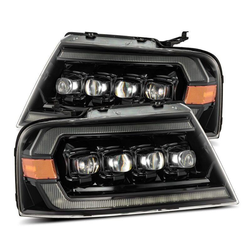 AlphaRex 04-08 Ford F-150 (No 2004 Heritage) NOVA-Series LED Proj HL Chrome w/Actv Light / Seq. Sig - 880130 Photo - Primary
