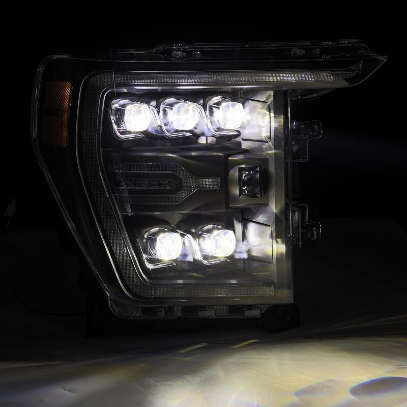 AlphaRex 21-22 Ford F-150 NOVA LED Proj Headlights Plank Style Blk w/Activ Light/Seq Signal - 880137 User 4