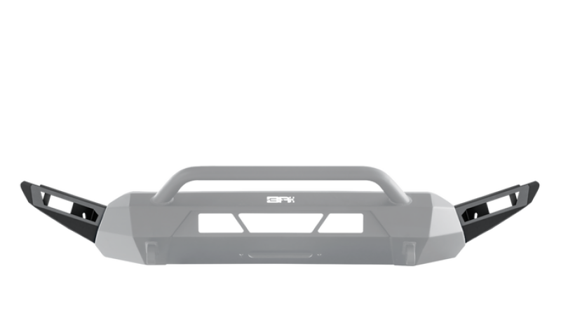 Body Armor 4x4 16-22 Toyota Tacoma HiLine Bumper High Clearance Side Wings (Black) - TC-19339W Photo - Primary
