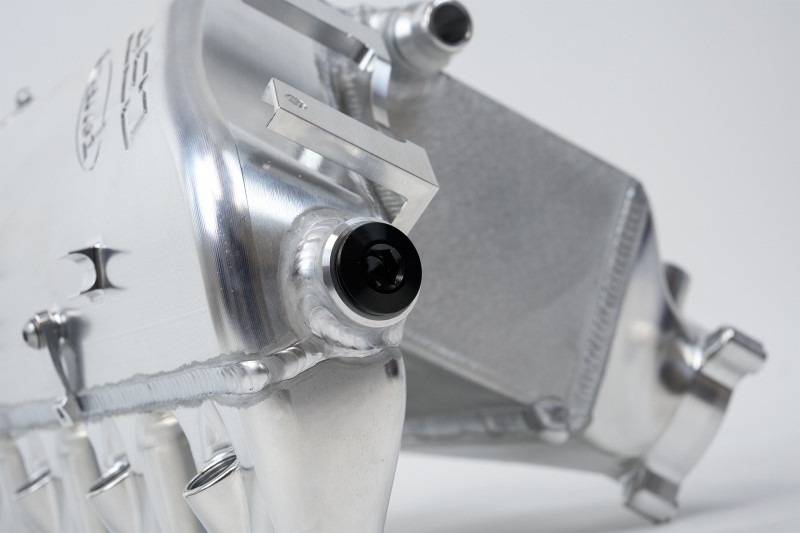 CSF BMW M2/M3/M4 S58 Comp & Non-Comp (G8X) Charge-Air Cooler Manifold - Raw Billet - 8233 Photo - Close Up