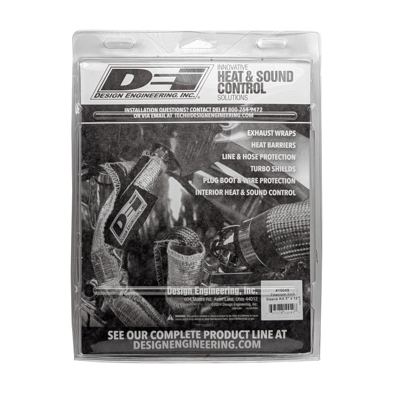 DEI Exhaust Wrap 2.5 to 3in x 12ft - Titanium - 10049 Photo - in package