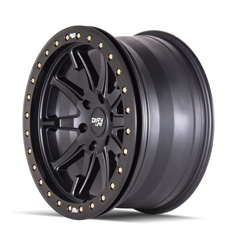 Dirty Life 9304 DT-2 20x9 / 5x139.7 BP / 12mm Offset / 87.1mm Hub Matte Black Wheel - Beadlock - 9304-2985MB12 Photo - Primary