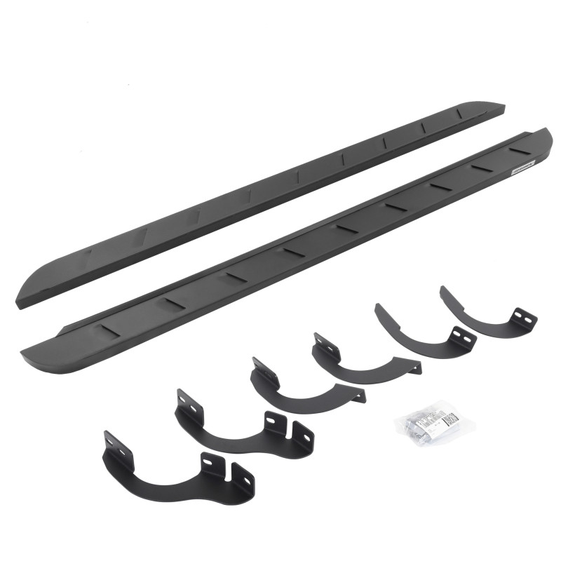 Go Rhino 14-22 Toyota 4Runner (No Ltd/Nghtshd) RB10 Slim Running Boards Kit (w/Brackets) - Tex. Blk - 63442568SPC User 1