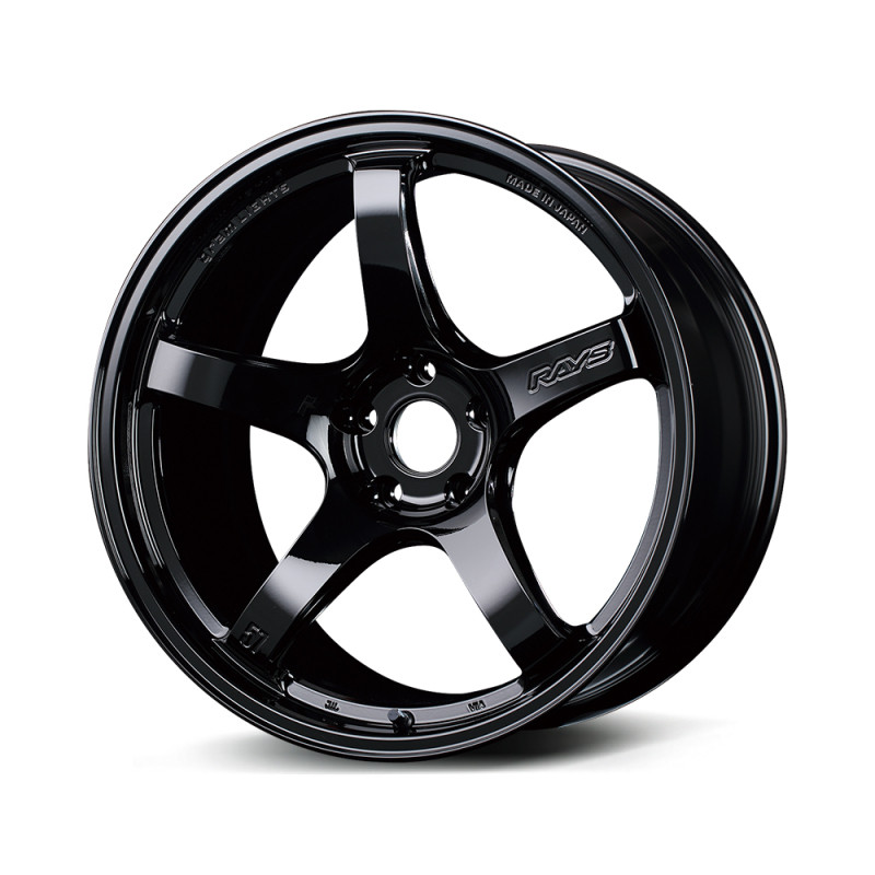Gram Lights 57CR 18x8.5 +37 5x114.3 Gloss Black Wheel - WGCRV37EGX Photo - Primary
