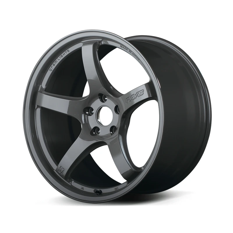 Gram Lights 57CR 18x8.5 +37 5-108 Glossy Gray Wheel - WGCRV37RAG Photo - Primary