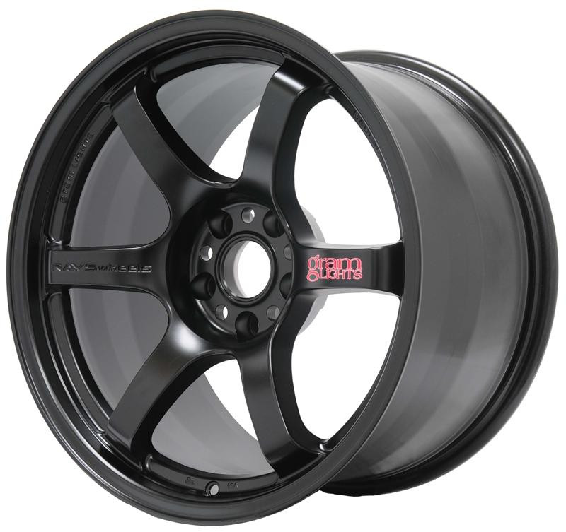 Gram Lights 57DR 18x10.5 +22 5-114.3 Semi Gloss Black Wheel - WGIAC22EH Photo - Primary