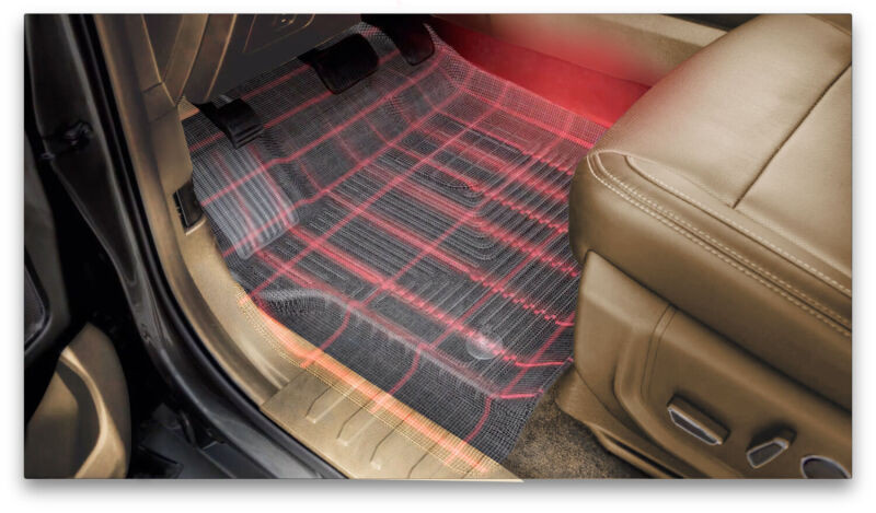 Husky Liners 2022 Toyota Tundra Ext. Cab DC WeatherBeater 2nd Seat Floor Liner - Blk - 19541 Photo - Mounted