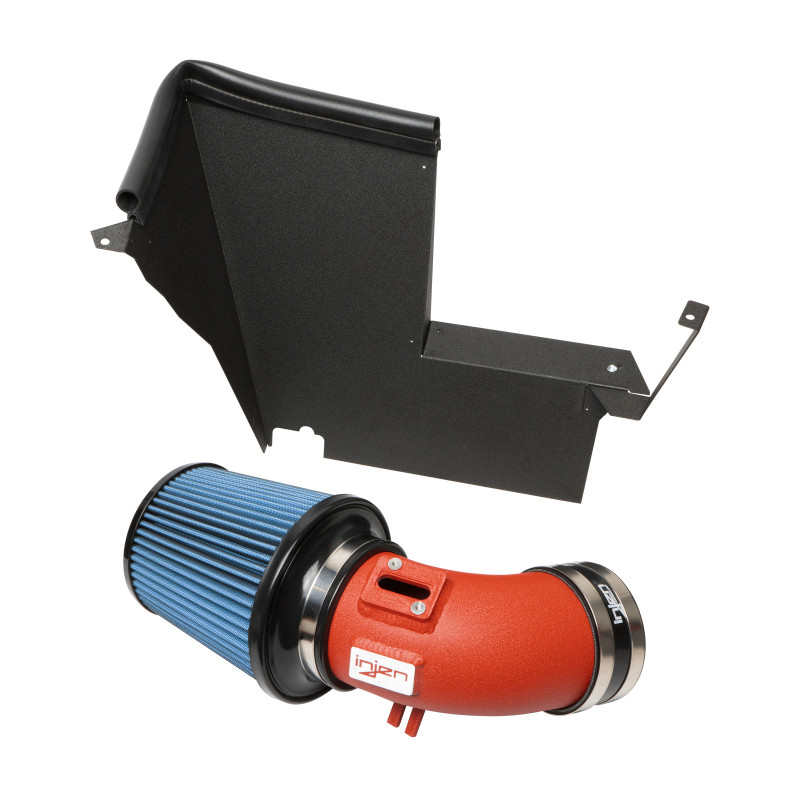 Injen 2020 BMW M340i SP Short Ram Air Intake System Wrinkle Red Finish - SP1140WR Photo - Unmounted