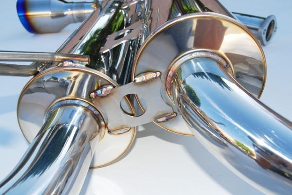 Invidia 09+ 370Z Gemini Rolled Titanium Tip Cat-back Exhaust - HS09N7ZGID Photo - Primary