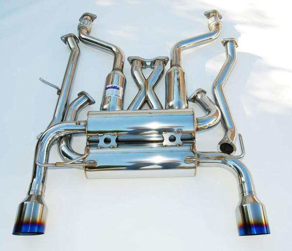 Invidia 09+ 370Z Gemini Single Layer Titanium Tip Cat-back Exhaust - HS09N7ZGIT Photo - Primary