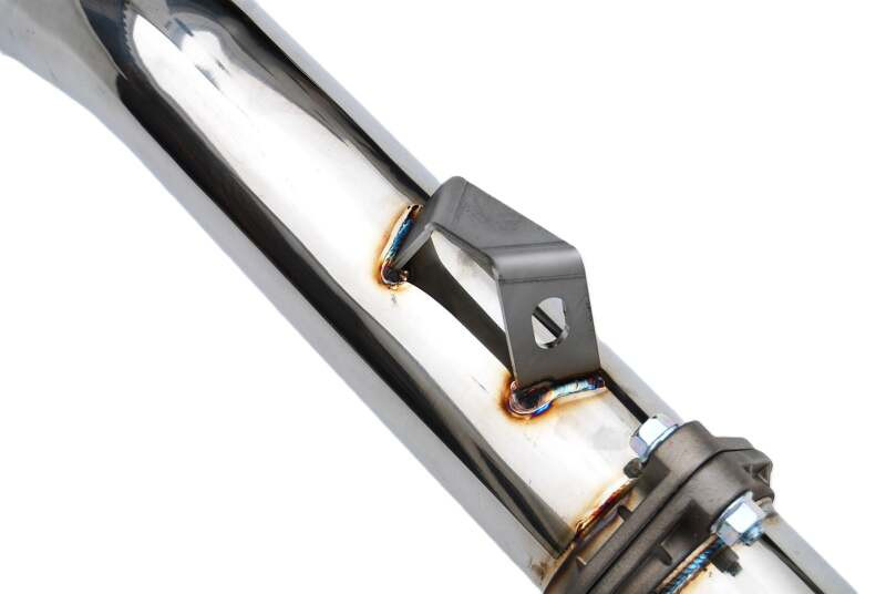 Invidia 2022+ Subaru WRX Auto Bottom High Flow Cat Front Pipe - HS22SW4AFPCB Photo - Close Up