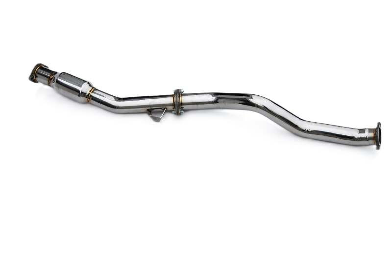 Invidia 2022+ Subaru WRX Auto Bottom High Flow Cat Front Pipe - HS22SW4AFPCB Photo - Close Up