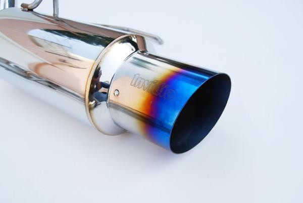 Invidia 92-99 Honda Civic EX/SI Models Only Coupe 60mm (101mm tip) Titanium Tip Cat-Back Exhaust - HS92HC2GTT Photo - Primary