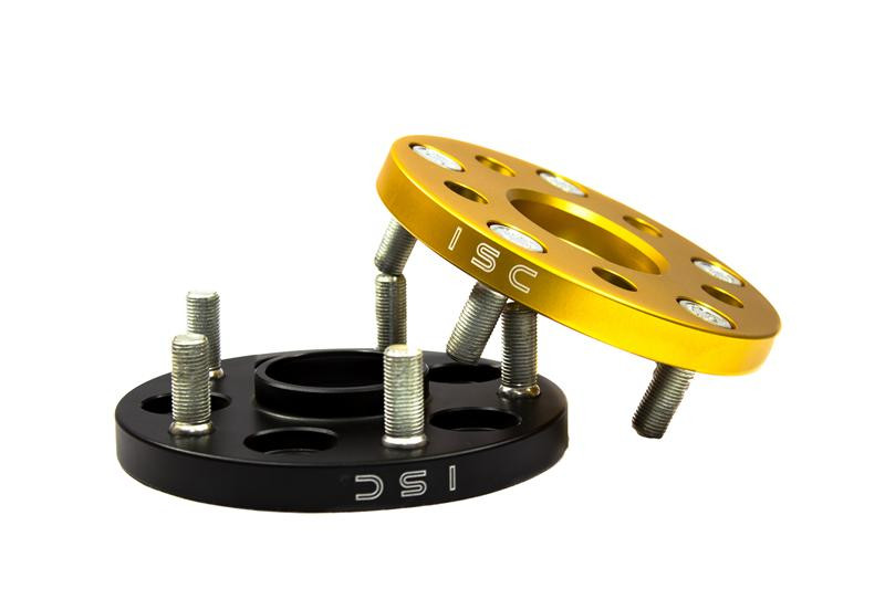 ISC Suspension 5x100 to 5x114 15mm Wheel Adapters Gold - Set of 4 - WA15G Photo - Primary