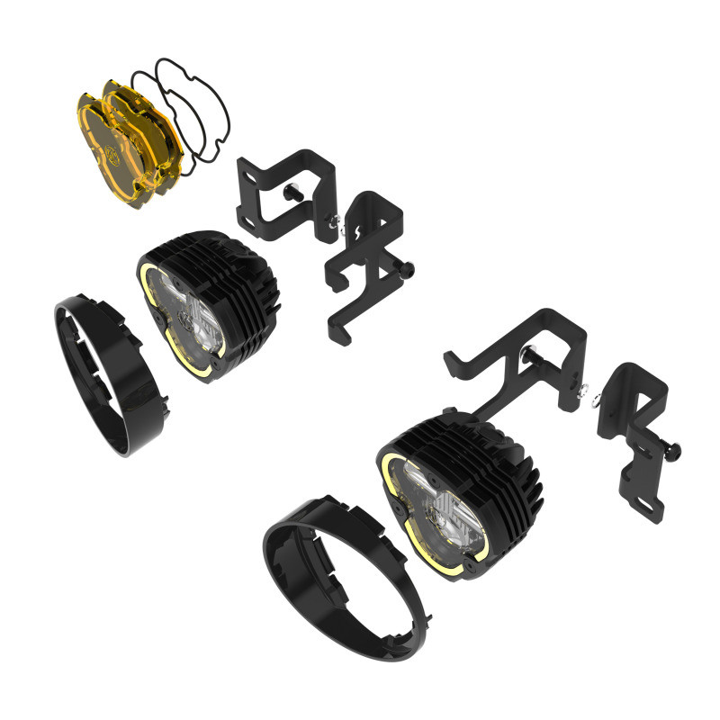 KC HiLiTES FLEX ERA 3 Dual Mode SAE Fog Lights - 2-Light Master Kit for Toyota Tacoma/4Runner/Tundra - 97154 User 2