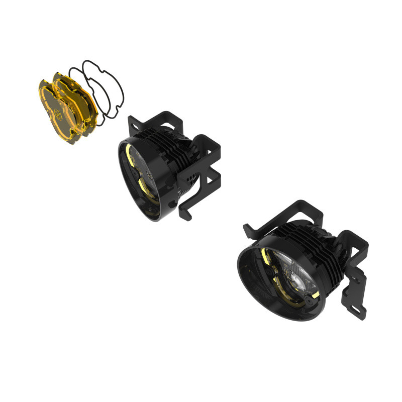 KC HiLiTES FLEX ERA 3 Dual Mode SAE Fog Lights - 2-Light Master Kit for Toyota Tacoma/4Runner/Tundra - 97154 User 3