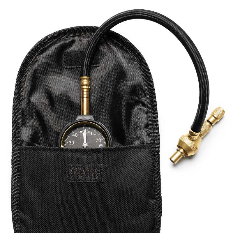 Method Brass Air Deflator Gauge 0-60 PSI - Black - AP-F0005 Photo - Close Up