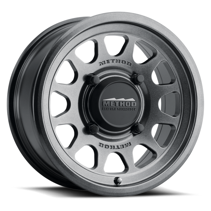 Method MR414 Bead Grip 15x10 / 6+4/+25mm Offset / 5x4.5 / 76mm CB Graphite Wheel - MR414510121264 Photo - Primary