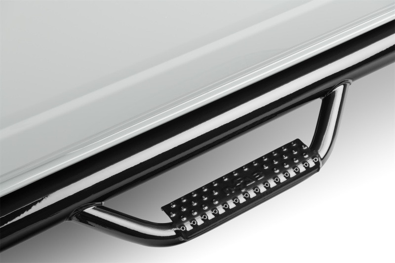 N-Fab 21-22 Ford Bronco 2 Door SRW Nerf Step - Wheel 2 Wheel - 3in - Gloss Black - F2156B Photo - Mounted
