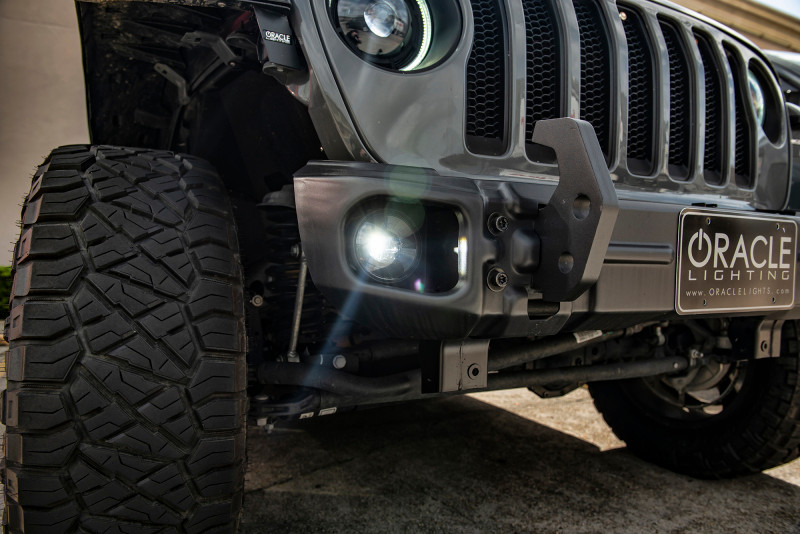 Oracle Jeep Wrangler JL/Gladiator JT Sport High Performance W LED Fog Lights - Red - 5847-003 Photo - lifestyle view