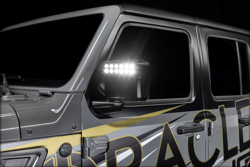 Oracle Lighting LED Off-Road Side Mirrors for Jeep Wrangler JL / Gladiator JT - 5855-001 Photo - lifestyle view