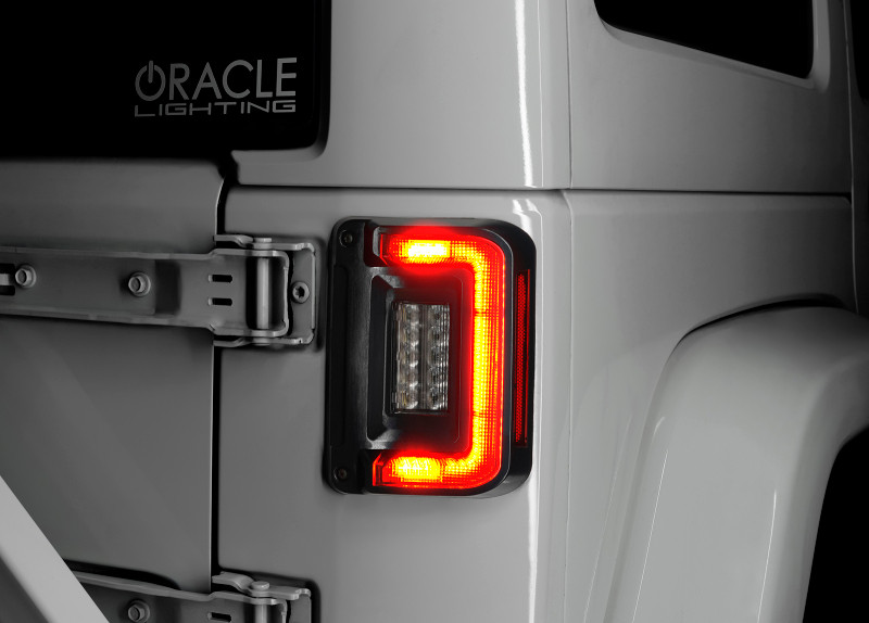 Oracle Lighting Jeep Wrangler JK Flush Mount LED Tail Lights - 5891-504 Photo - lifestyle view