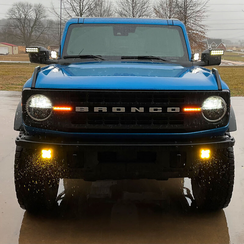 Oracle 21-23 Ford Bronco LED Off-Road Side Mirror Ditch Lights - 5894-001 Photo - lifestyle view