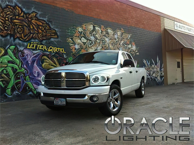 Oracle 06 Dodge Ram SMD HL - Black - ColorSHIFT w/ BC1 Controller - 7033-335 Photo - lifestyle view