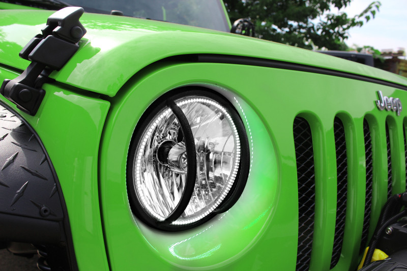 Oracle 07-16 Jeep Wrangler JK SMD HL - ColorSHIFT w/ BC1 Controller - 7079-335 Photo - lifestyle view