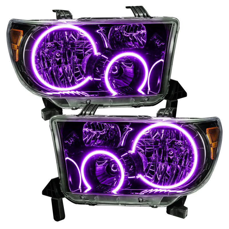 Oracle 07-11 Toyota Tundra Pre-Assembled Headlights - Black Housing - w/ BC1 Controller - 7119-335 User 1