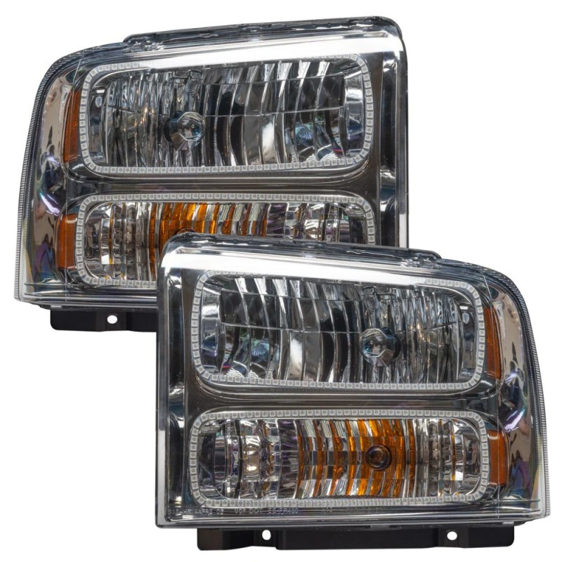 Oracle 05-07 Ford F-250/350 SMD HL - Chrome - ColorSHIFT w/ BC1 Controller - 7160-335 User 1