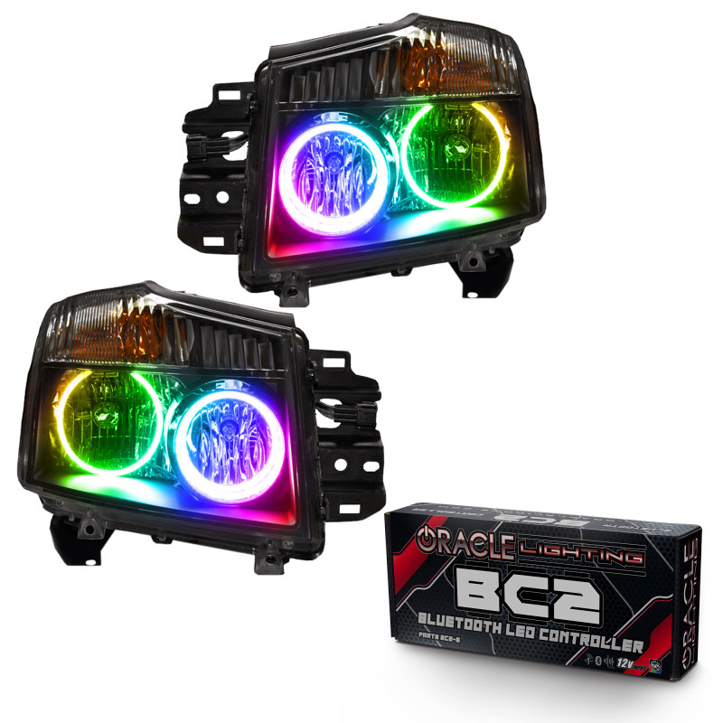 Oracle 08-15 Nissan Titan SMD HL - ColorSHIFT w/ BC1 Controller - 7173-335 Photo - Primary