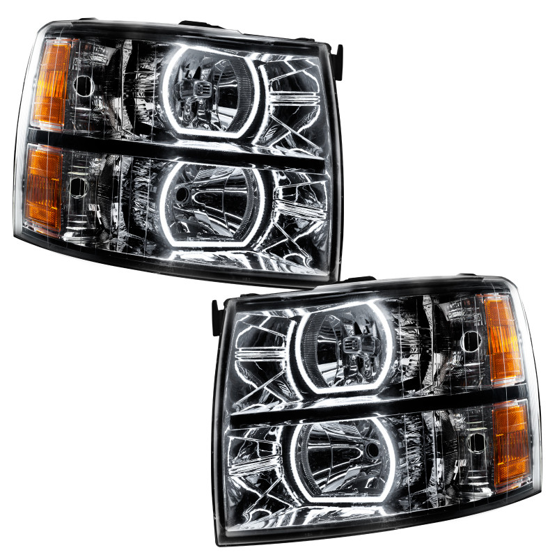 Oracle 07-13 Chevrolet Silverado SMD HL - Black - Square - ColorSHIFT w/ BC1 Controller - 8189-335 User 1