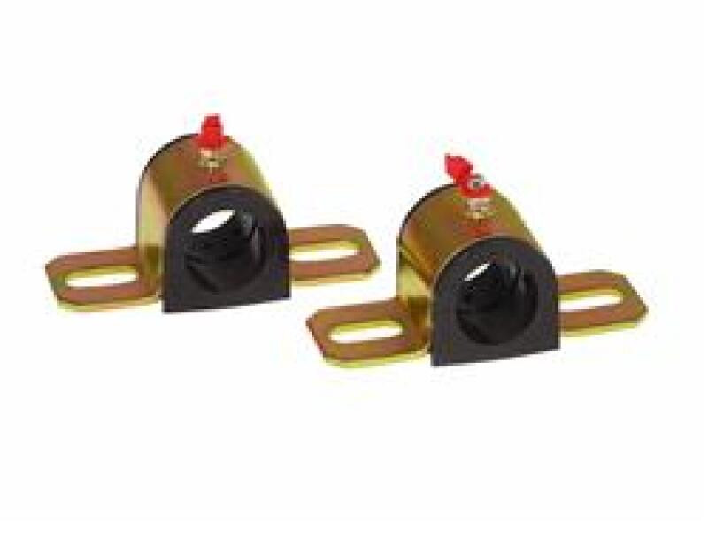 Prothane Universal Greasable Sway Bar Bushings - 30MM - Type B Bracket - Black - 19-1186-BL User 1