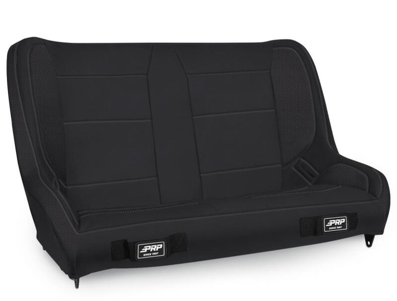PRP Jeep Wrangler TJ/LJ/JK Elite Series Rear Bench- Black Vinyl - A9236-39-201 Photo - Primary