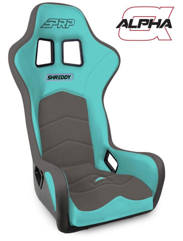 PRP Shreddy Alpha Composite Seat- Teal/Grey - SHRDYA3901-04 Photo - Primary