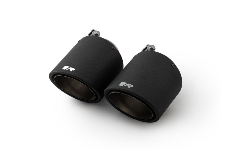 Remus Carbon 102mm Short Style Angled w/Titanium Internals Tail Pipe Set (Pair) - 0426 70CSR User 1