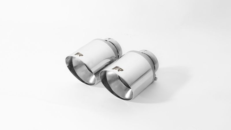 Remus Stainless Steel 102mm Short Style Straight Chrome Tail Pipe Set (Pair) - 0426 70SGR Photo - Primary