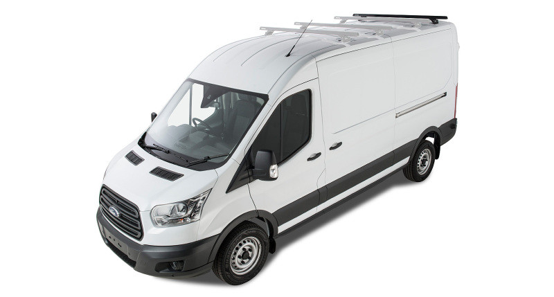 Rhino-Rack 14-21 Ford Transit 2 Door Wagon Heavy Duty RLTP 3 Bar Roof Rack - Black - JA6339 Photo - Primary