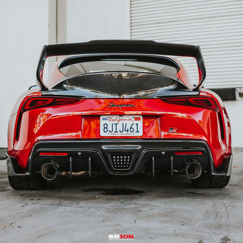 Seibon 2020 Toyota Supra TD-Style Carbon Fiber Rear Spoiler - RS20TYSUP-TD User 1