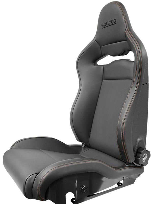 Sparco Seat SPX Special Edition Black/Grey w/ Matte Carbon Shell - Right - 00974ZMTNRGRDX Photo - Primary