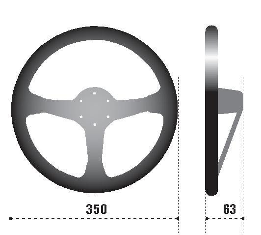 Sparco Steering Wheel L777 Suede Black - 015L800SC Photo - Primary
